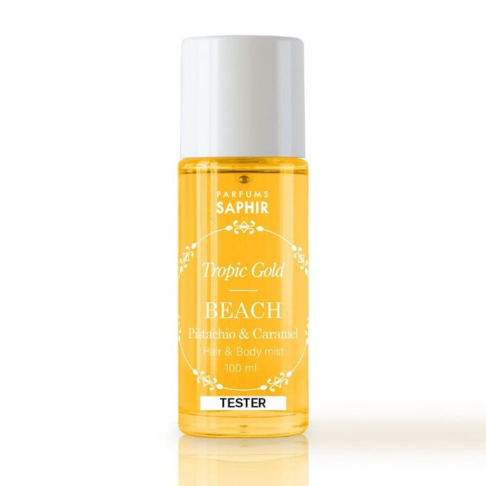 Tester hair&body mist, beach, pistachio&caramel, 100 ml