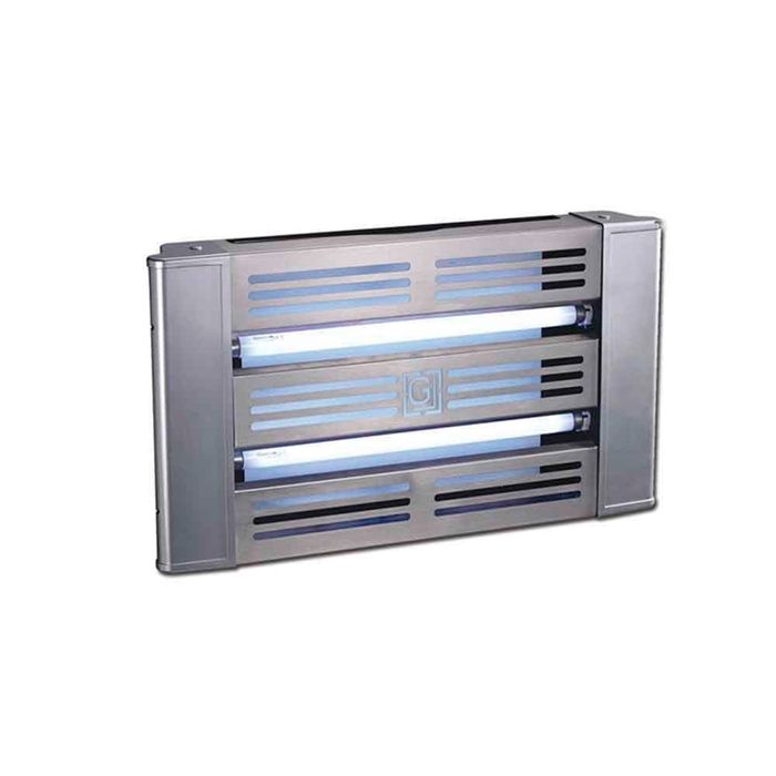 Armadilha para insetos com placa adesiva, para uso interno, 2 x 15 w, 100 m², 61 x 8,5 x 35 cm
