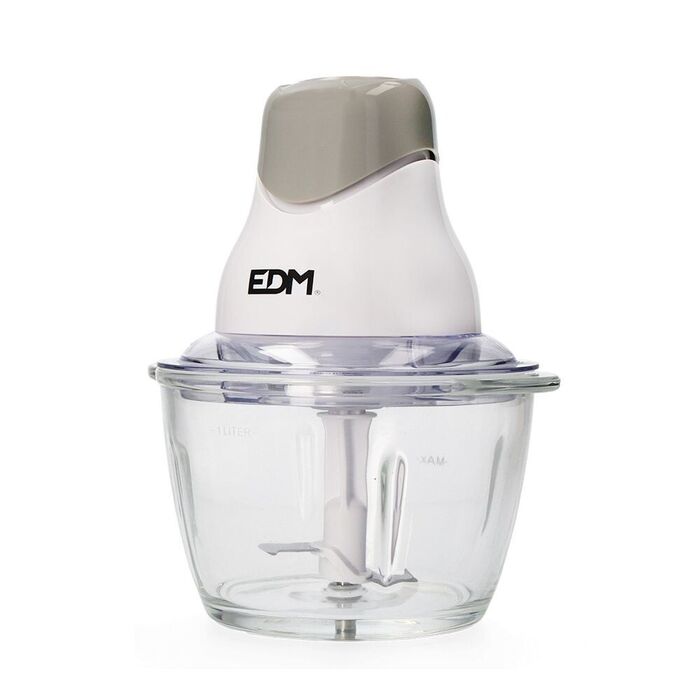 Picadora com taça de vidro 320w edm