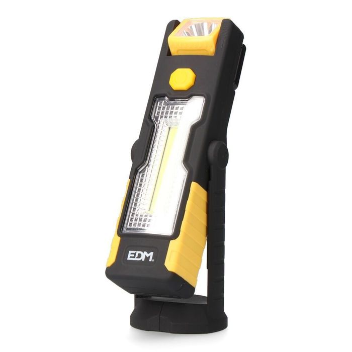 Lanterna led xl free work, dupla função com gancho + íman 3 x aaa (pilhas incluídas)