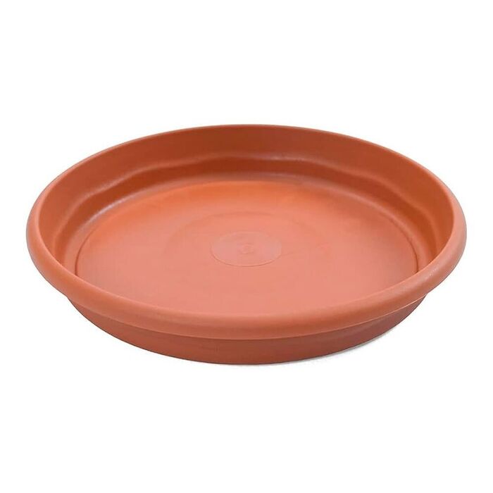 Prato de injeção cor terracota ø22 cm para vaso ref: 74860