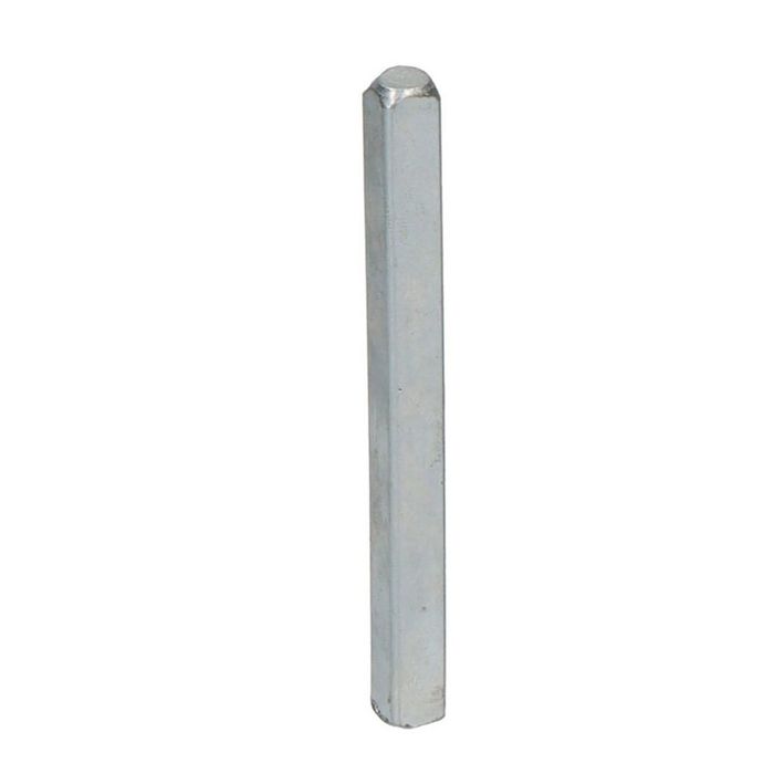 Quadrado de aço galvanizado, 9 x 9 x 110 mm