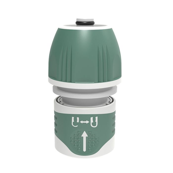 Conector rápido universal para mangueira com parada automática, ½ pol - 5/8 pol, blister