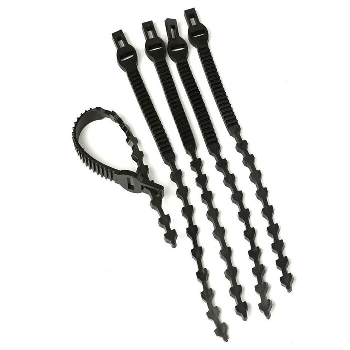Abraçadeiras de borracha 60 cm, blíster 2 un