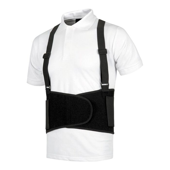 Cinta de suporte lombar com tiras, tamanho xl