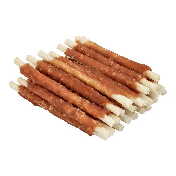 Snack nyc farm, palitos com frango de 12,5 cm para cães, saco 80 g