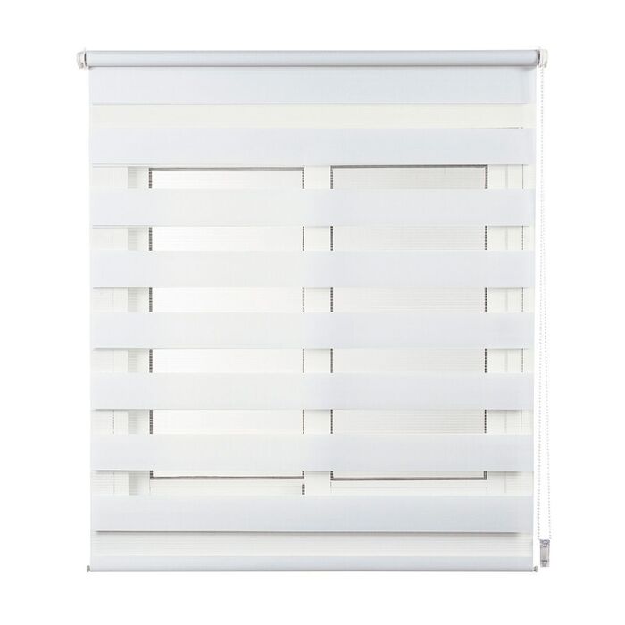 Cortina de rolo clip & fix, dia e noite, branca 150 x 180 cm