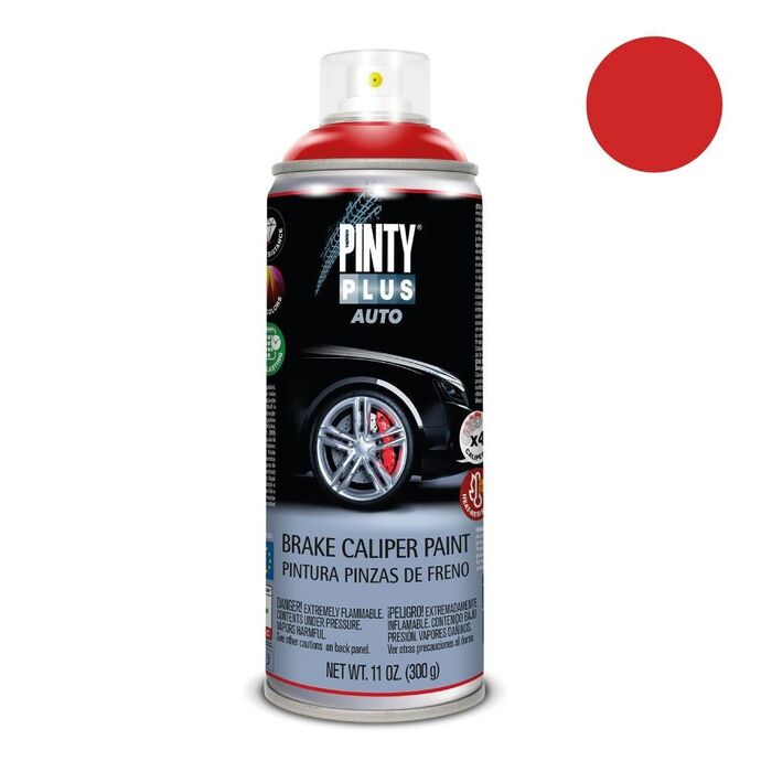 Tinta spray auto 520 cc pinças de freio pf107 vermelho