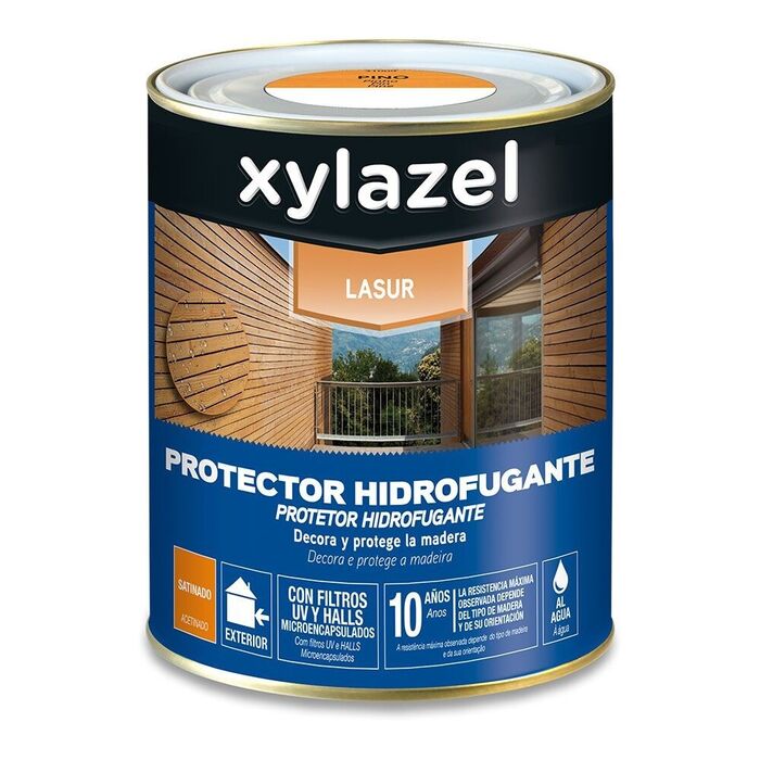 Lasur decorativo à base de água de pinho cetim 750 ml
