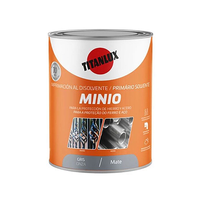 Primer antioxidante sintético minio cinza mat 750 ml