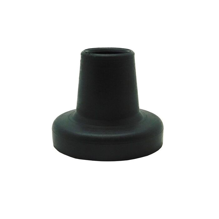 Ponteira p/muleta interior ø17 mm, base ø60 mm cnt13 preta, 10 un