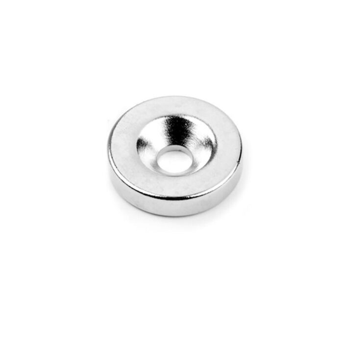 Íman neodímio anel im31 níquel 20 x 3 (ø8-4) mm