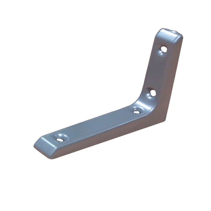 Esquadro de alumínio plm07 cinza 250 x 200 mm