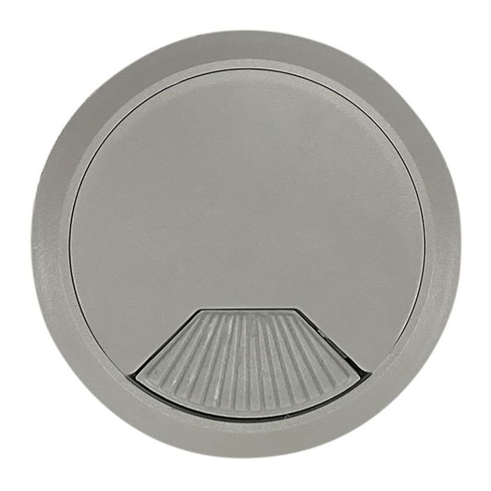 Tampa passa-cabos tpc01 ø60 x 22 mm cinzento, blister