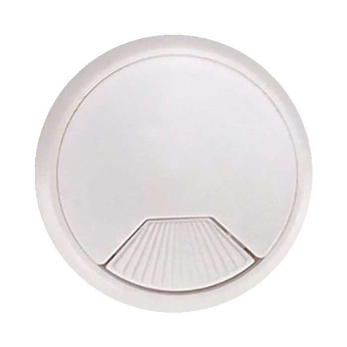 Tampa passa-cabos tpc01 ø60 x 22 mm branco, blister