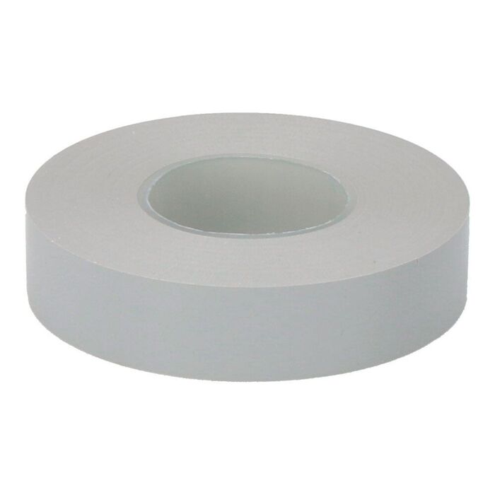 Fita isolante eletricidade profissional pvc alta aderência 19 mm x 33 m cinza