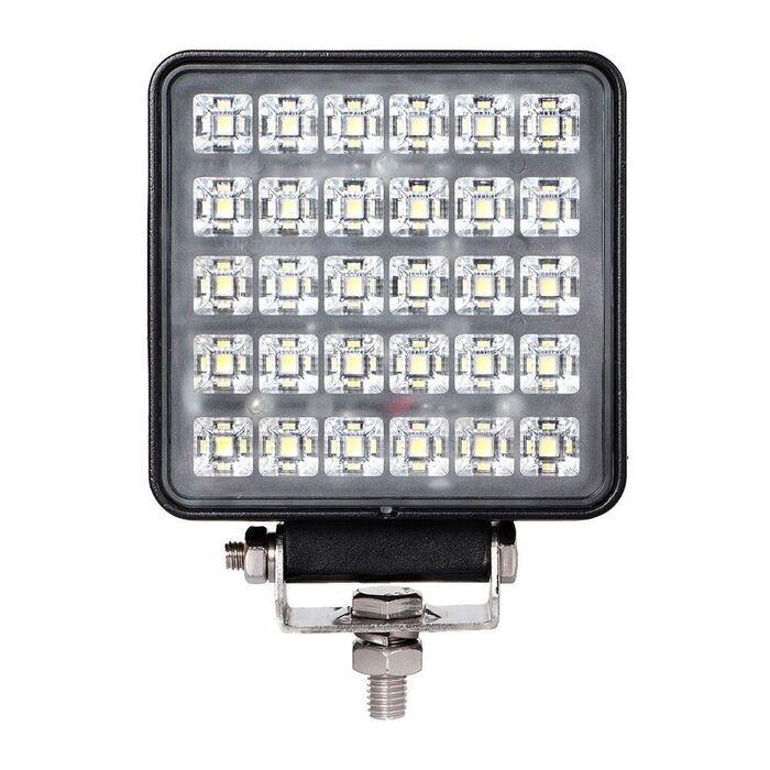 Foco de trabalho quadrado com 30 leds, 2700 im, 9-32 v, ip67