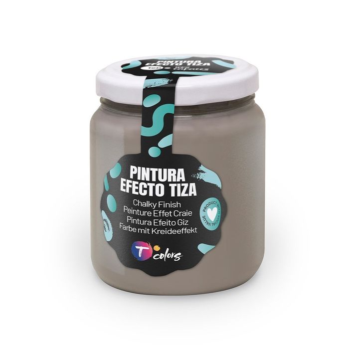 Tinta efeito giz, cor cinza fumo, 175 ml