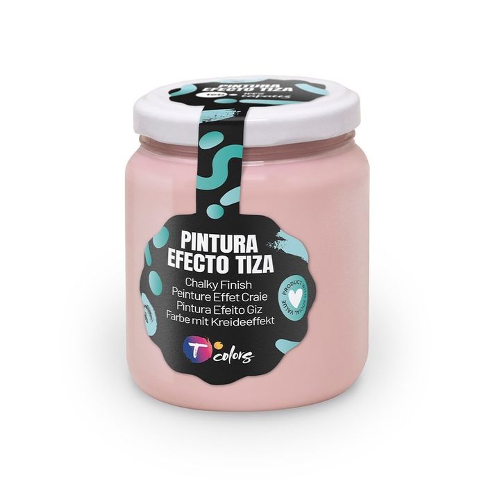 Tinta efeito giz, cor rosa vintage, 175 ml