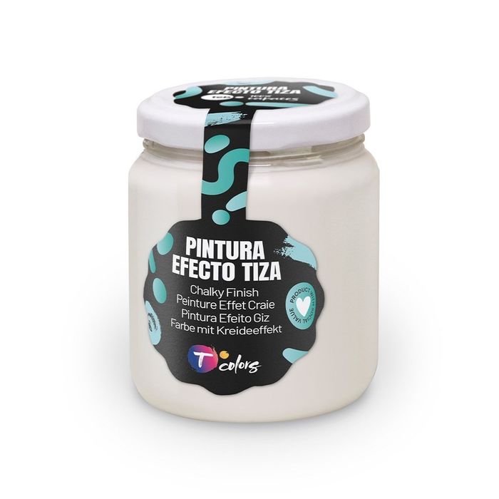Tinta efeito giz, cor branco nórdico, 175 ml