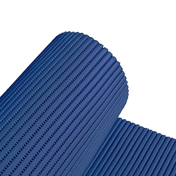 Tapete multiuso antiderrapante aqua-mat basic, azul escuro, 65 cm x 15 m