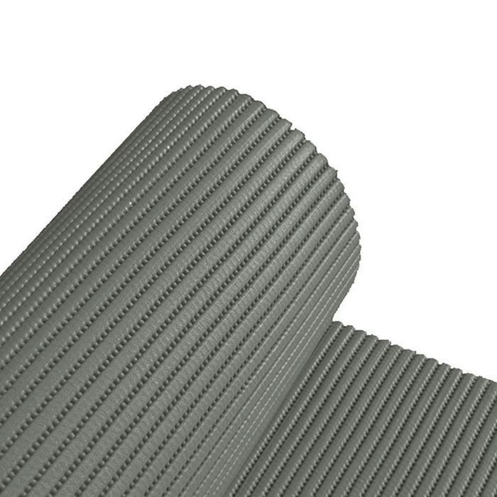 Tapete multiuso antiderrapante aqua-mat basic, cinza, 65 cm x 15 m