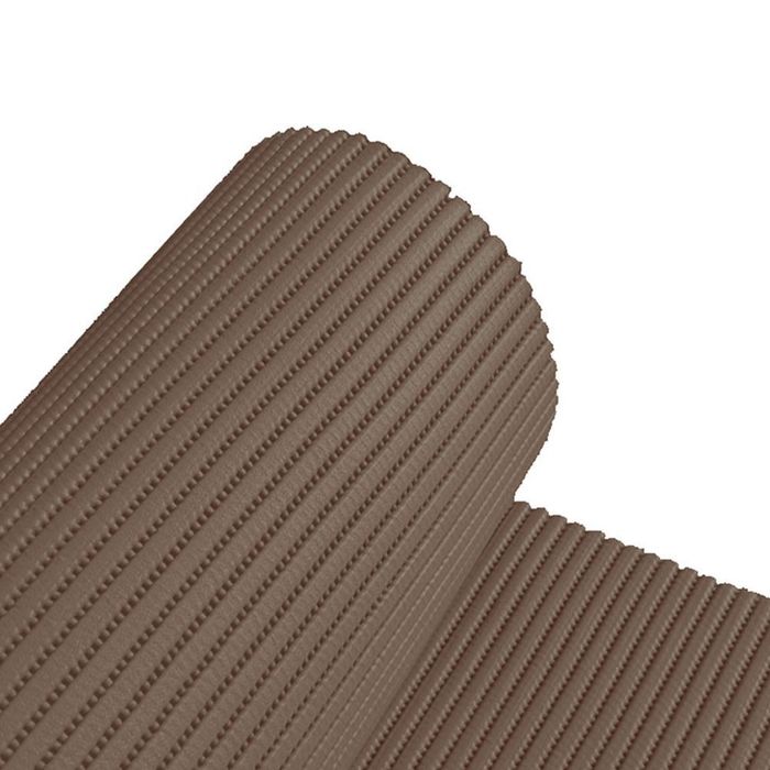 Tapete multiuso antiderrapante aqua-mat basic, marrom, 65 cm x 15 m