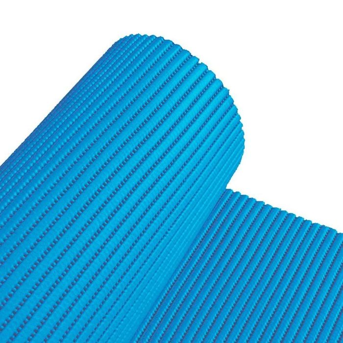 Tapete multiuso antiderrapante aqua-mat basic blue em rolo, 65 cm x 15 m