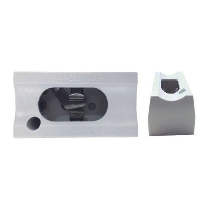 Casquilho linestra, modelo s14s, branco, 1 contacto, 6,5 x 3,5 x 3,4 cm
