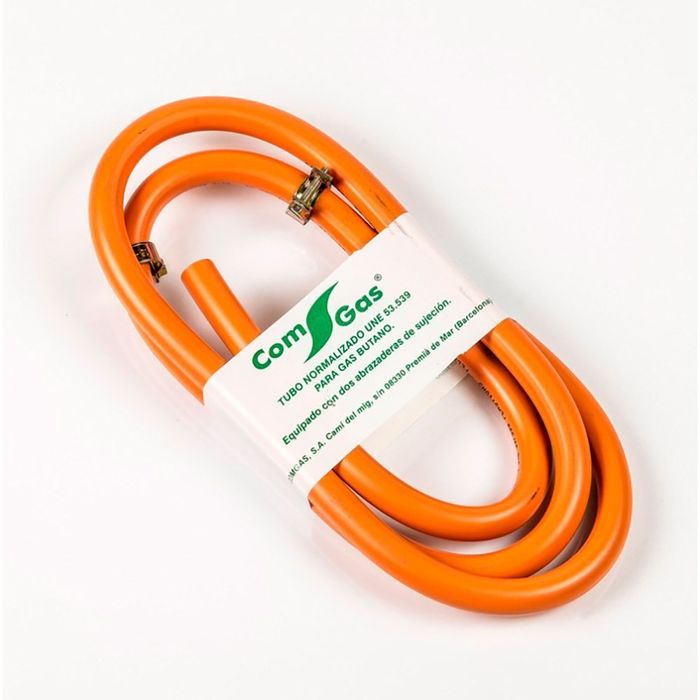 Kit de mangueira de butano de 1,5 m + 2 braçadeiras