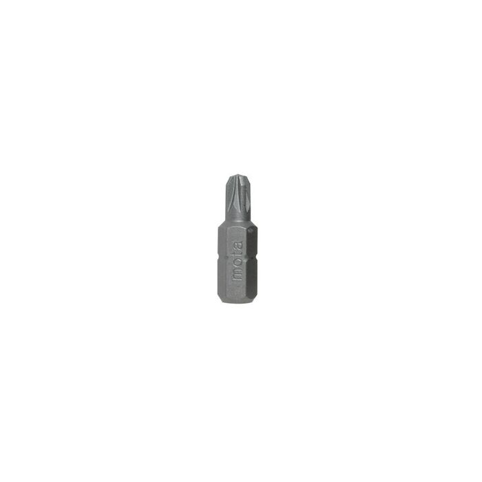 Pontas pozidrive pz1 x 25 mm ¼ pol aço, 10 un