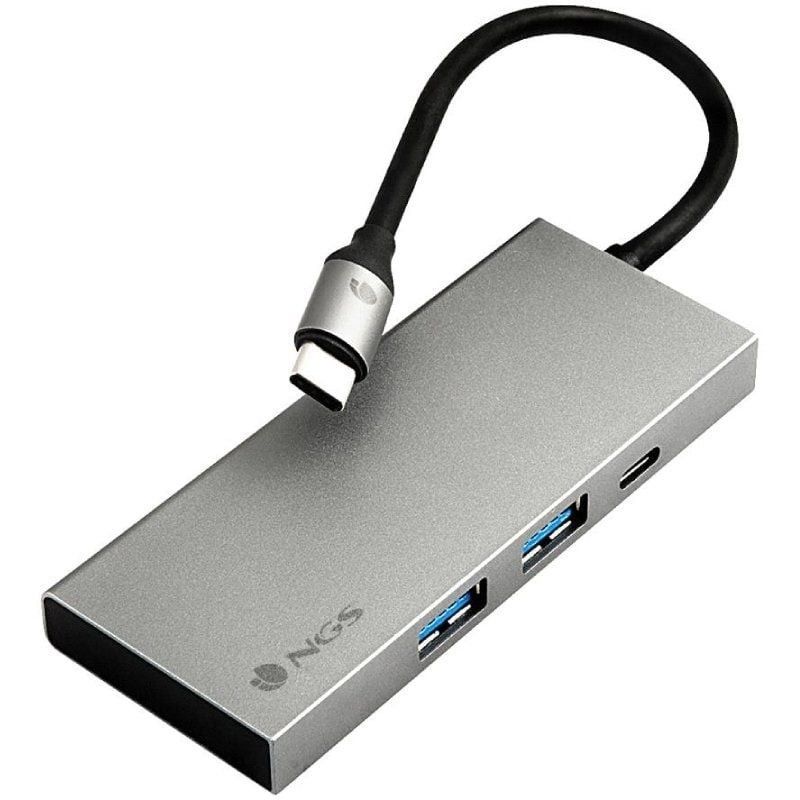 Aluminum 4 to 1 Usb-c Multi-port Adapter