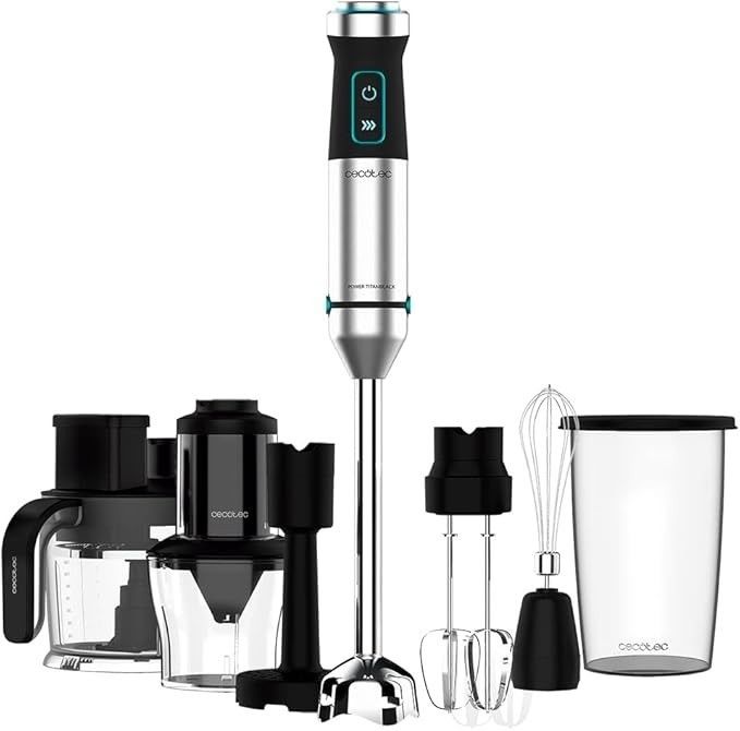 CECOTEC - Varinha Power Titan Black 1500 XL TotalMix 4275