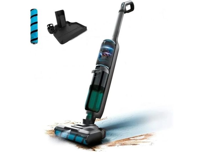 CECOTEC - Aspirador/Esfregona FreeGo Wash&Vacuum Spray 5852