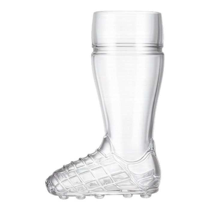 Jarra de vidro em formato de chuteira de futebol, 0,3 l