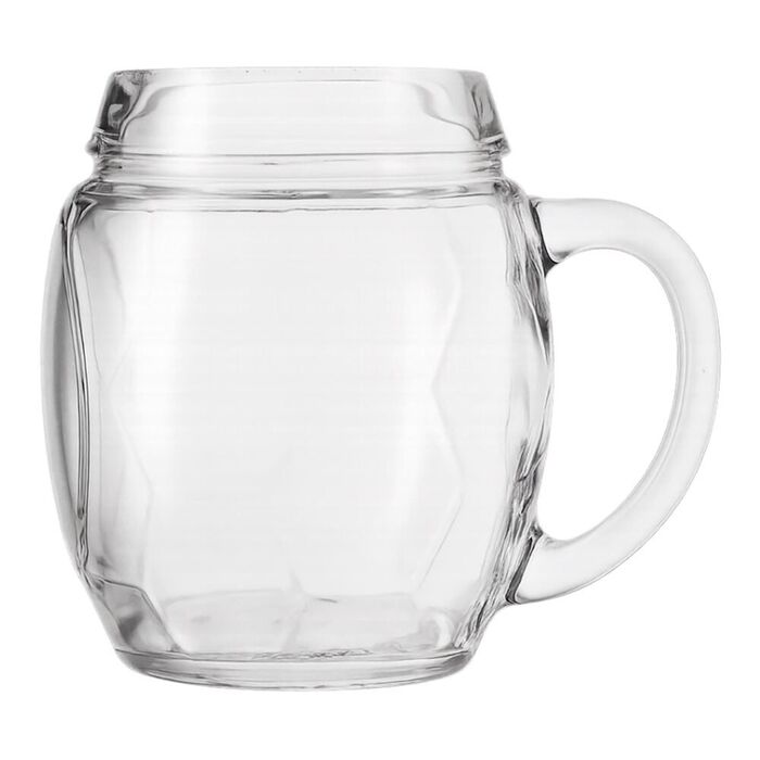Jarra de vidro em formato de bola de futebol americano, 0,5 l