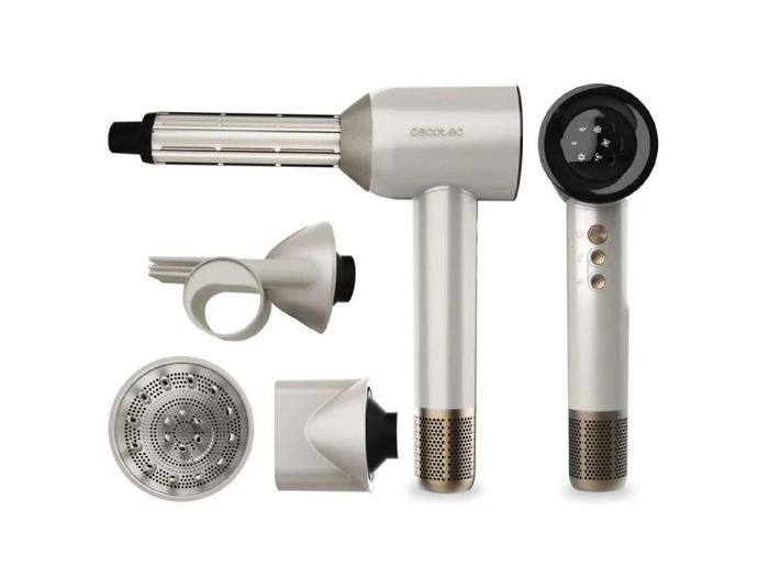 CECOTEC - Secador Cabelo DryGlam Waves Champagne A01_EU01_103715