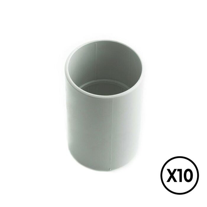 Manga cinza ø 20 mm, 10 unidades