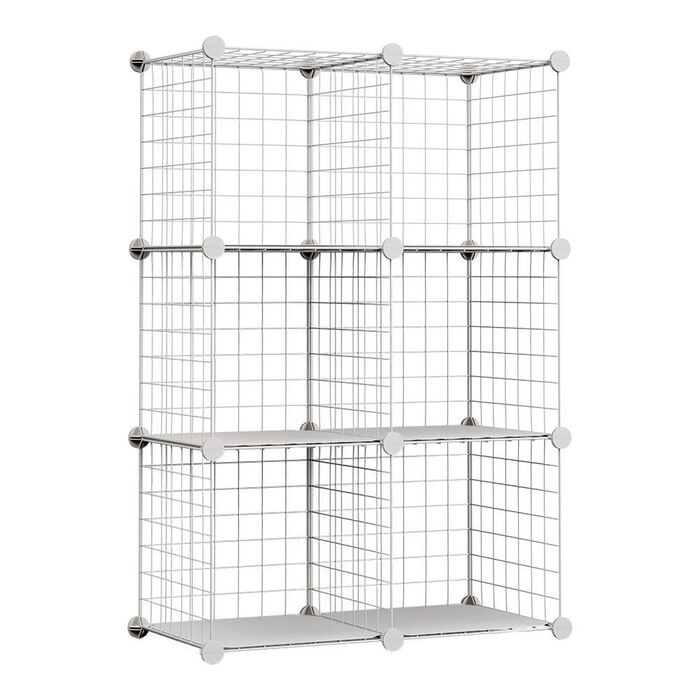 Estante modular de metal titan c6 branca