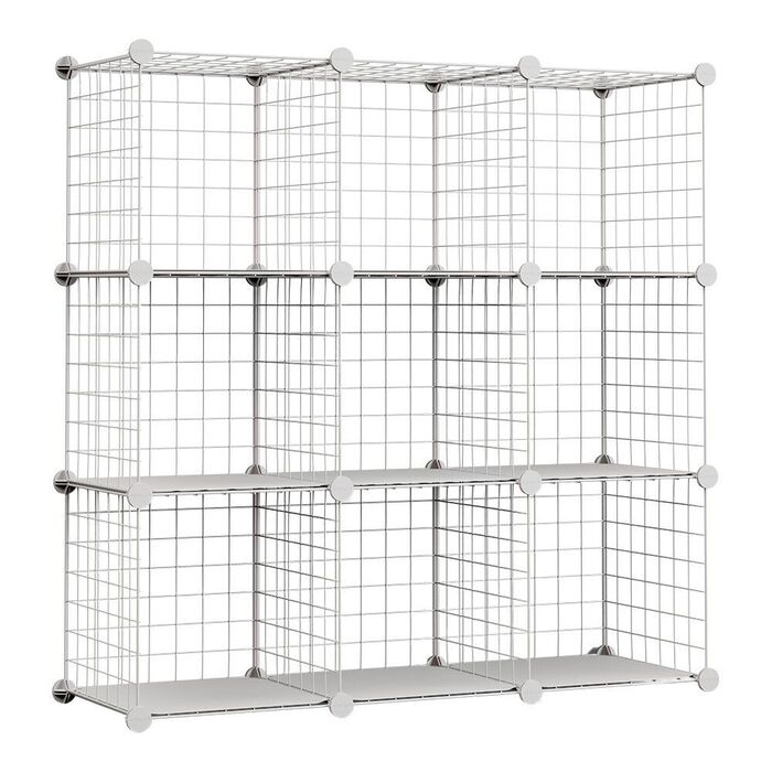 Estante modular de metal titan c9 branca