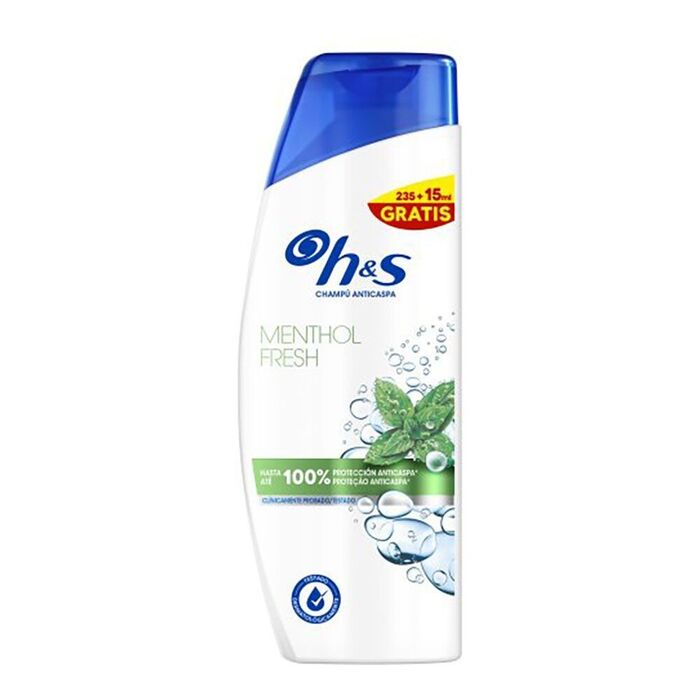 Champô anticaspa menthol fresh 235 + 15 ml