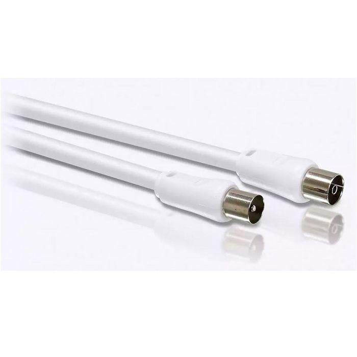 Cabo de antena tv coaxial tipo pal 1,5m swv2516w/10 philips