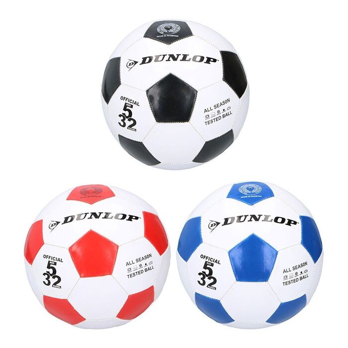 Bola futebol dunlop ø23cm cores / modelos diversos