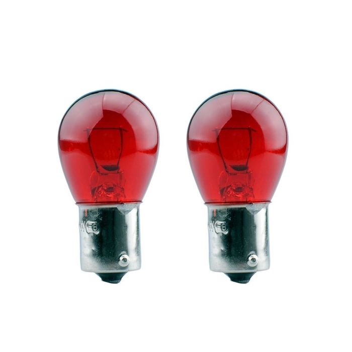 Set de 2 lampadas automovel 12v 21w bau 15 s ambar 1 polo