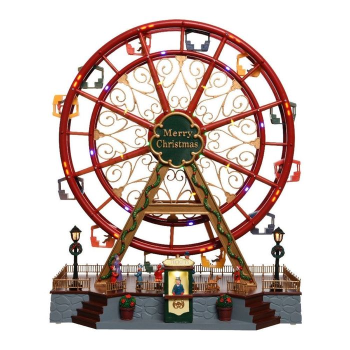 Roda-gigante com movimento e led 37x21x45cm