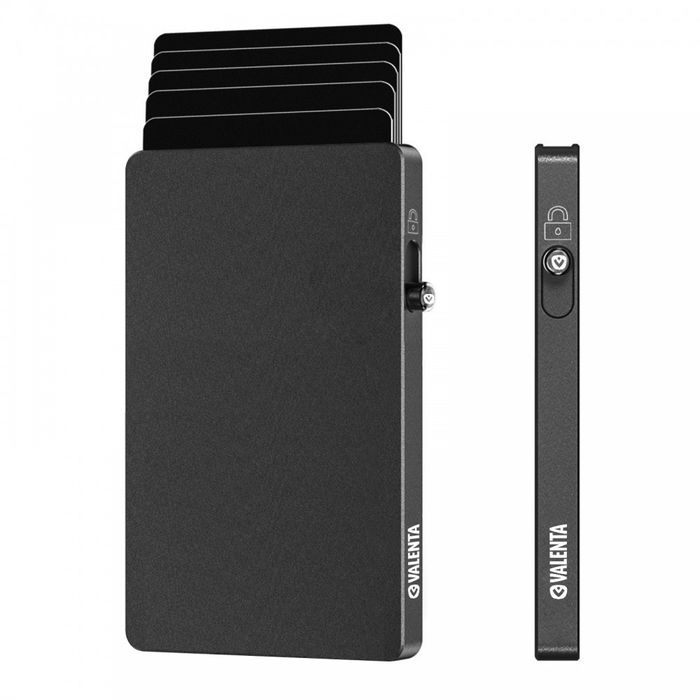 Valenta Cardprotector Aluminium Magsafe Graphite Grey