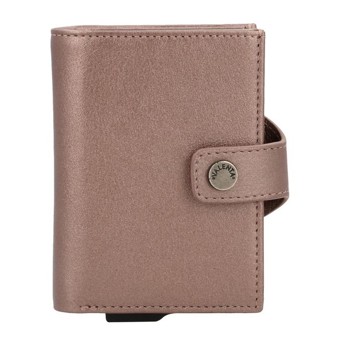 Valenta Card Case Plus Wallet Luxe Metallic Copper