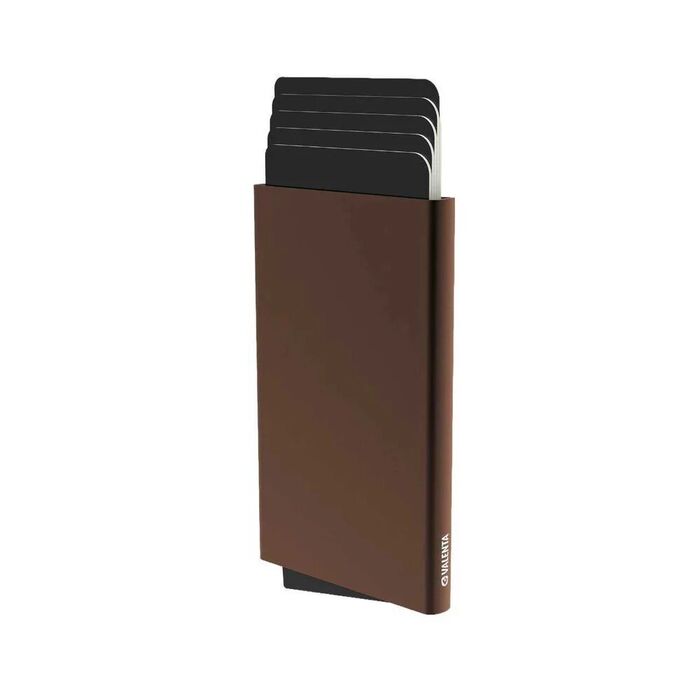 Valenta Cardprotector Aluminium Magsafe Plus Dark Brown