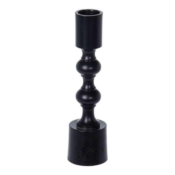 Castiçal vertical 16cm preto
