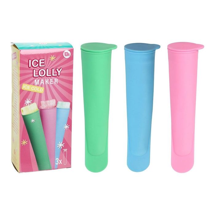 Molde para gelados 42 x 42 x 195 mm 3 uds